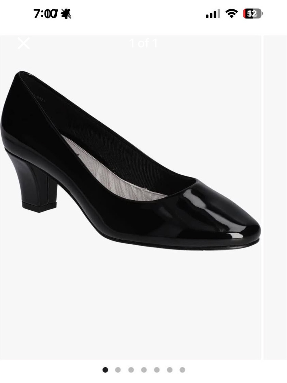 Black eEasyStreet heels 9.5W